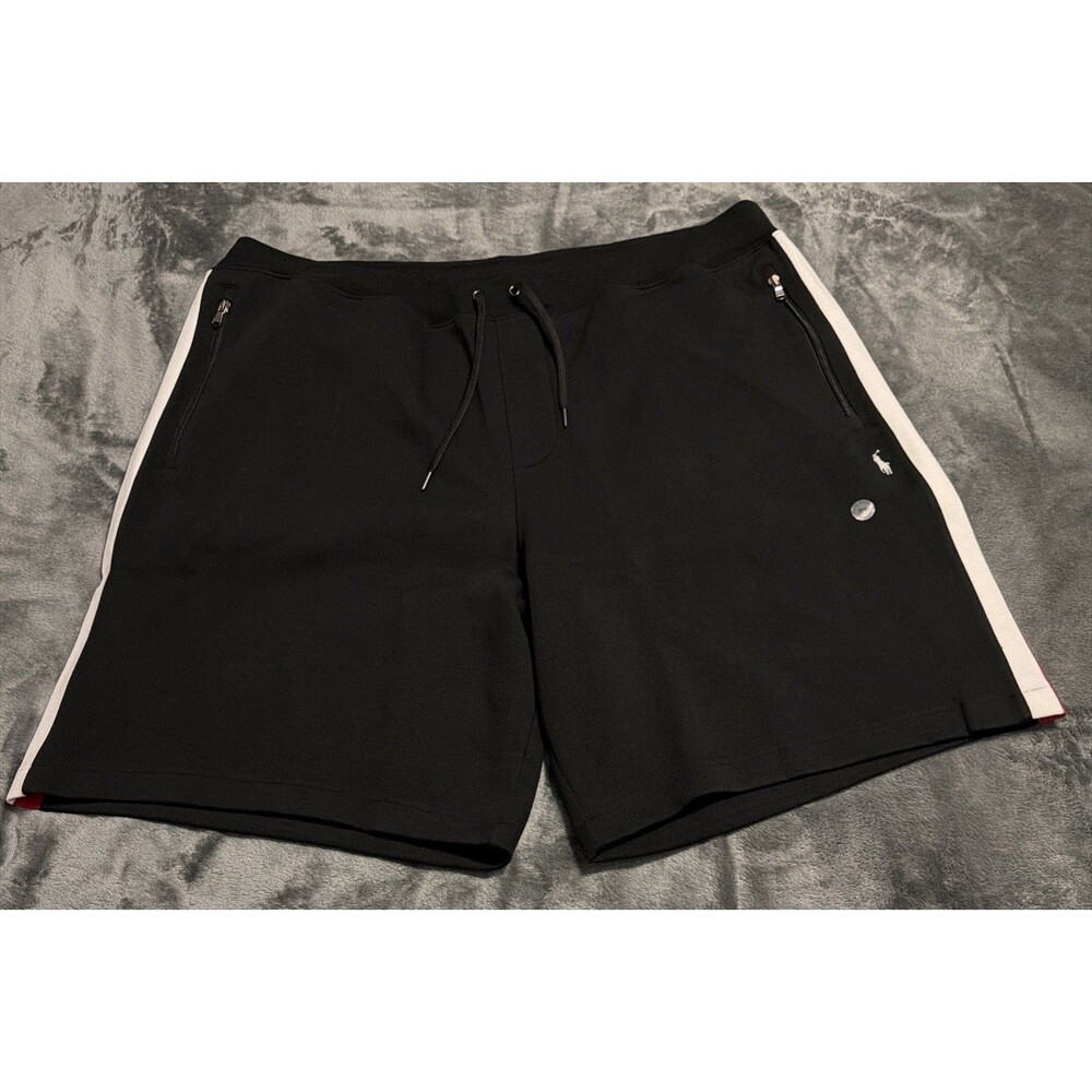 XLT POLO RALPH LAUREN Men's Black/red/white Shorts